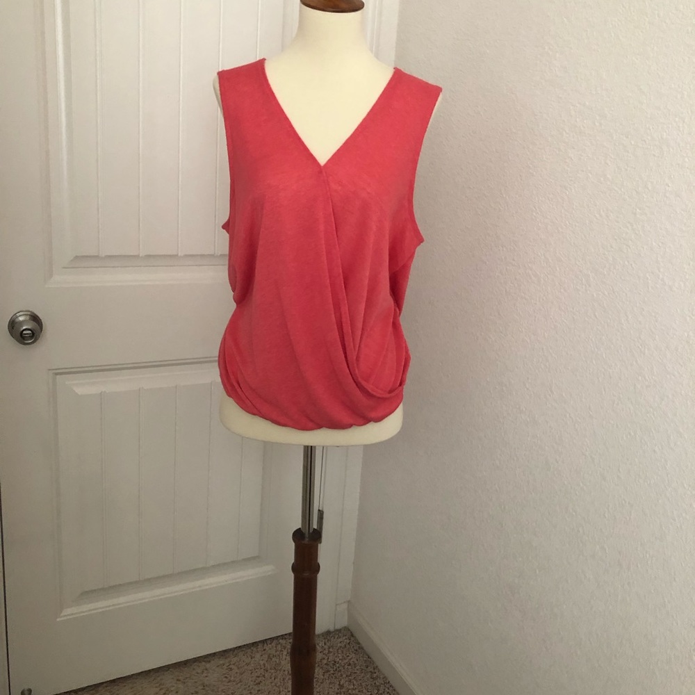 Universal Thread orange wrap shirt